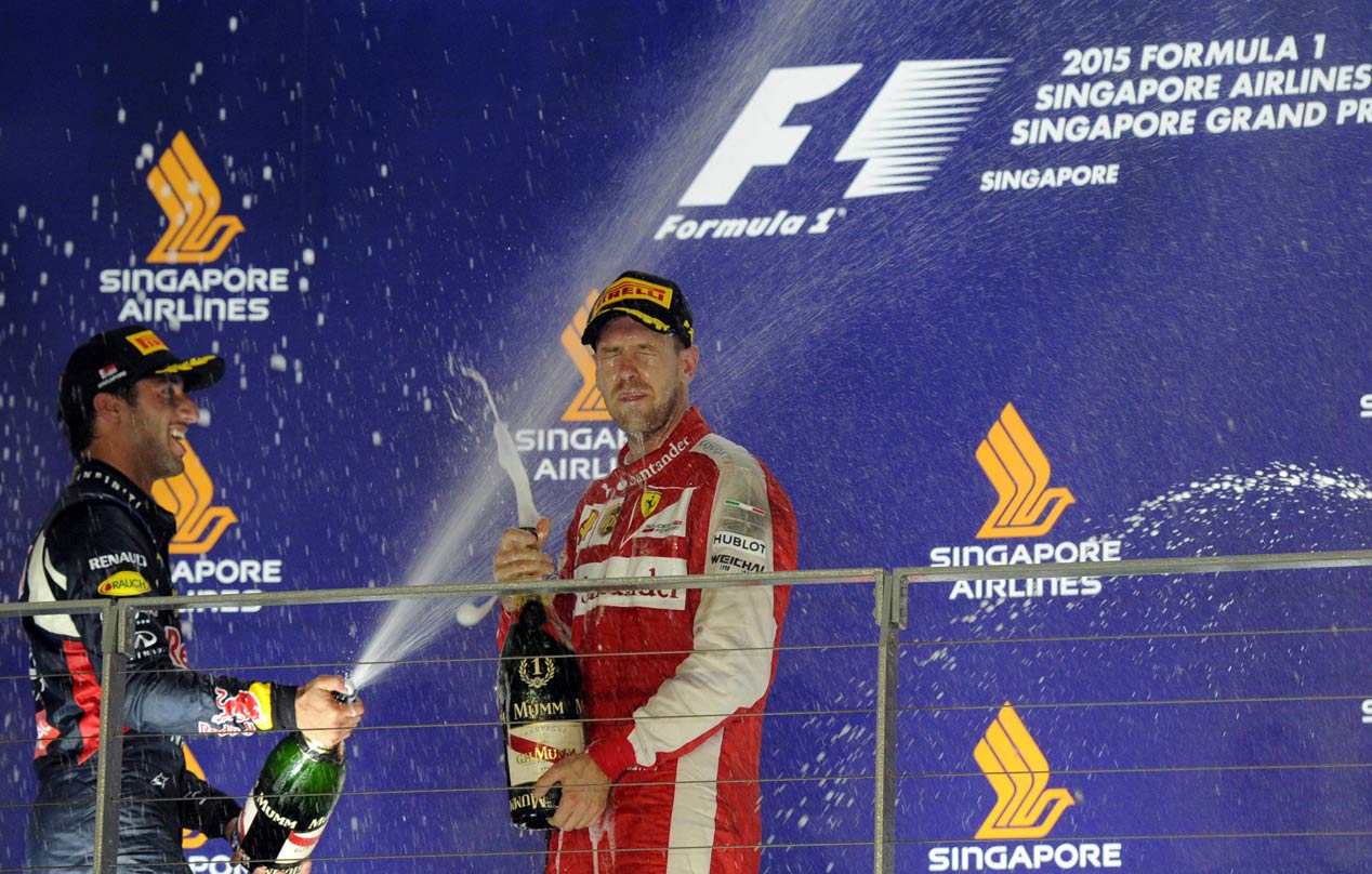 GP Singapur 2015: la carrera