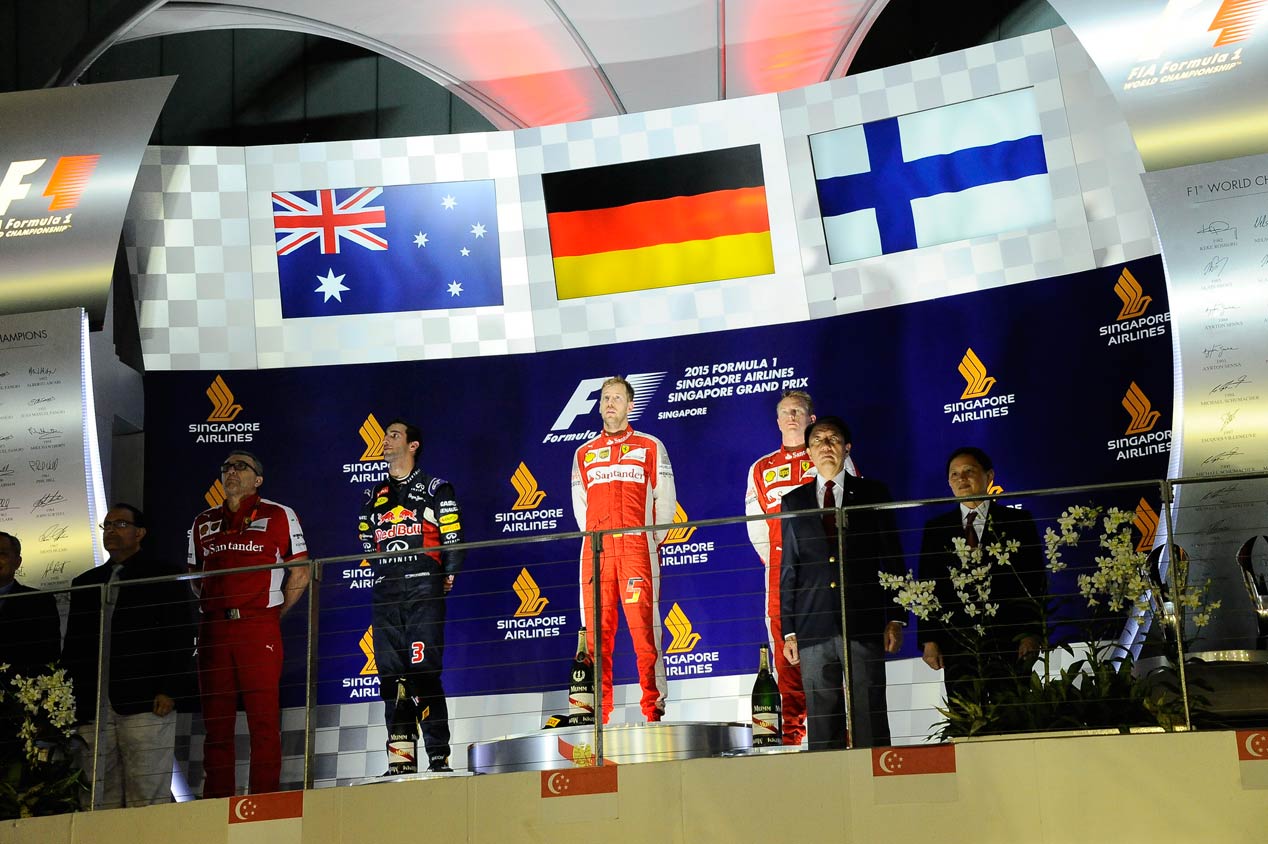 GP Singapur 2015: la carrera