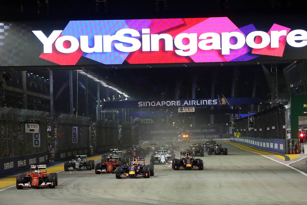 GP Singapur 2015: la carrera