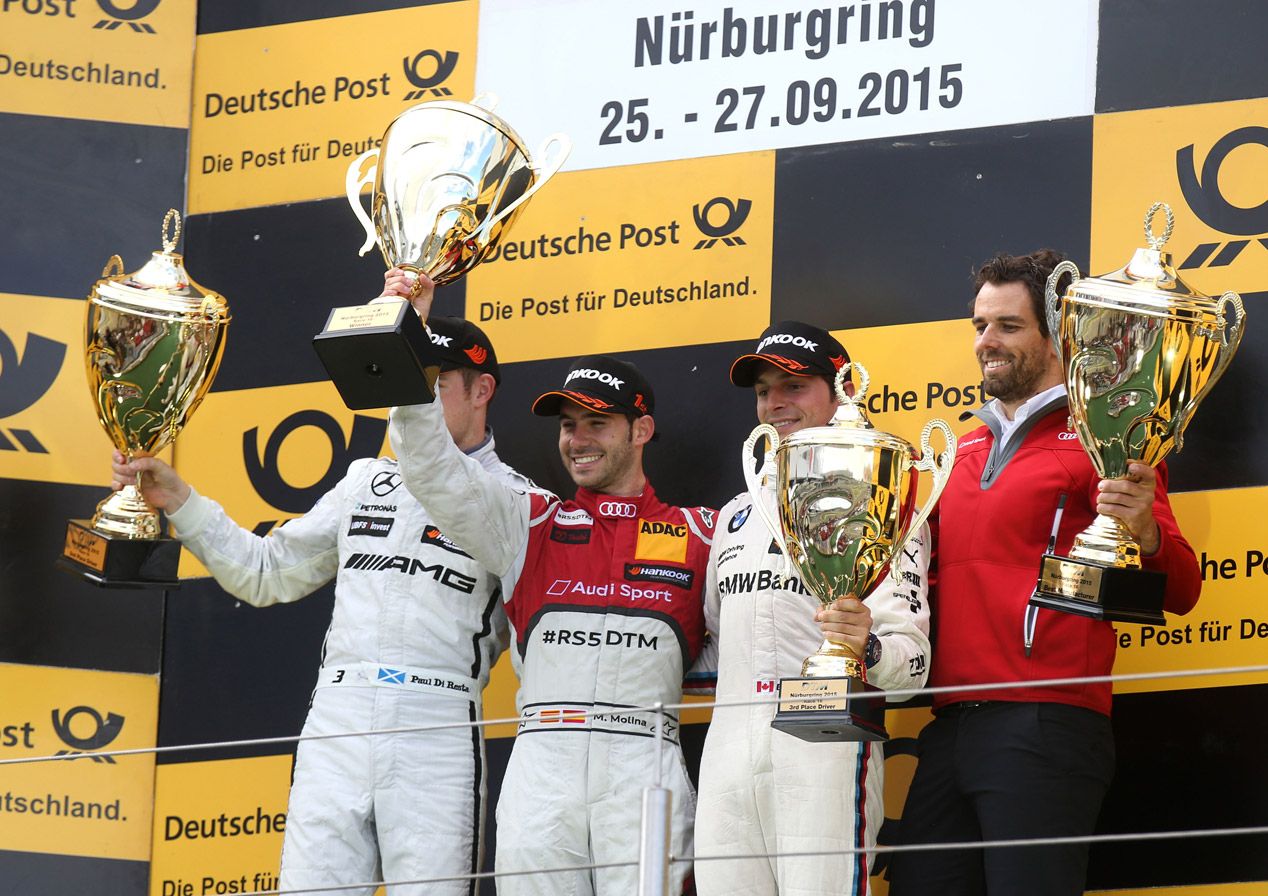 Miguel Molina consigue su primera victoria en el DTM