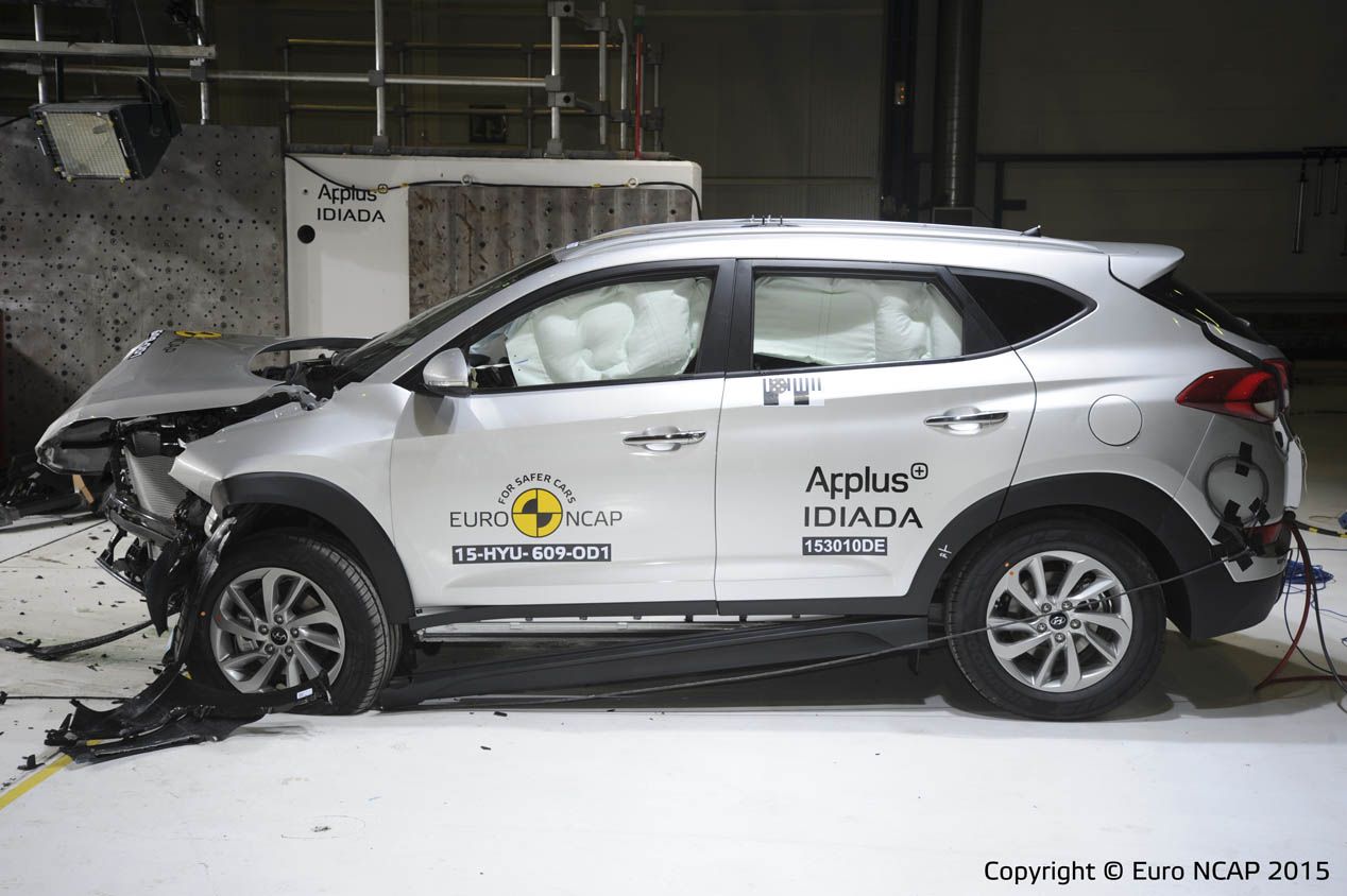 Cinco estrellas EuroNCAP para el Hyundai Tucson y cuatros estrellas para el Mx-5 y el Karl