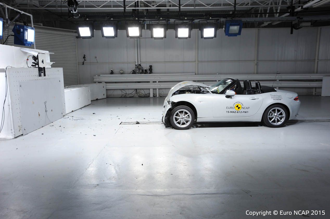 Cinco estrellas EuroNCAP para el Hyundai Tucson y cuatros estrellas para el Mx-5 y el Karl
