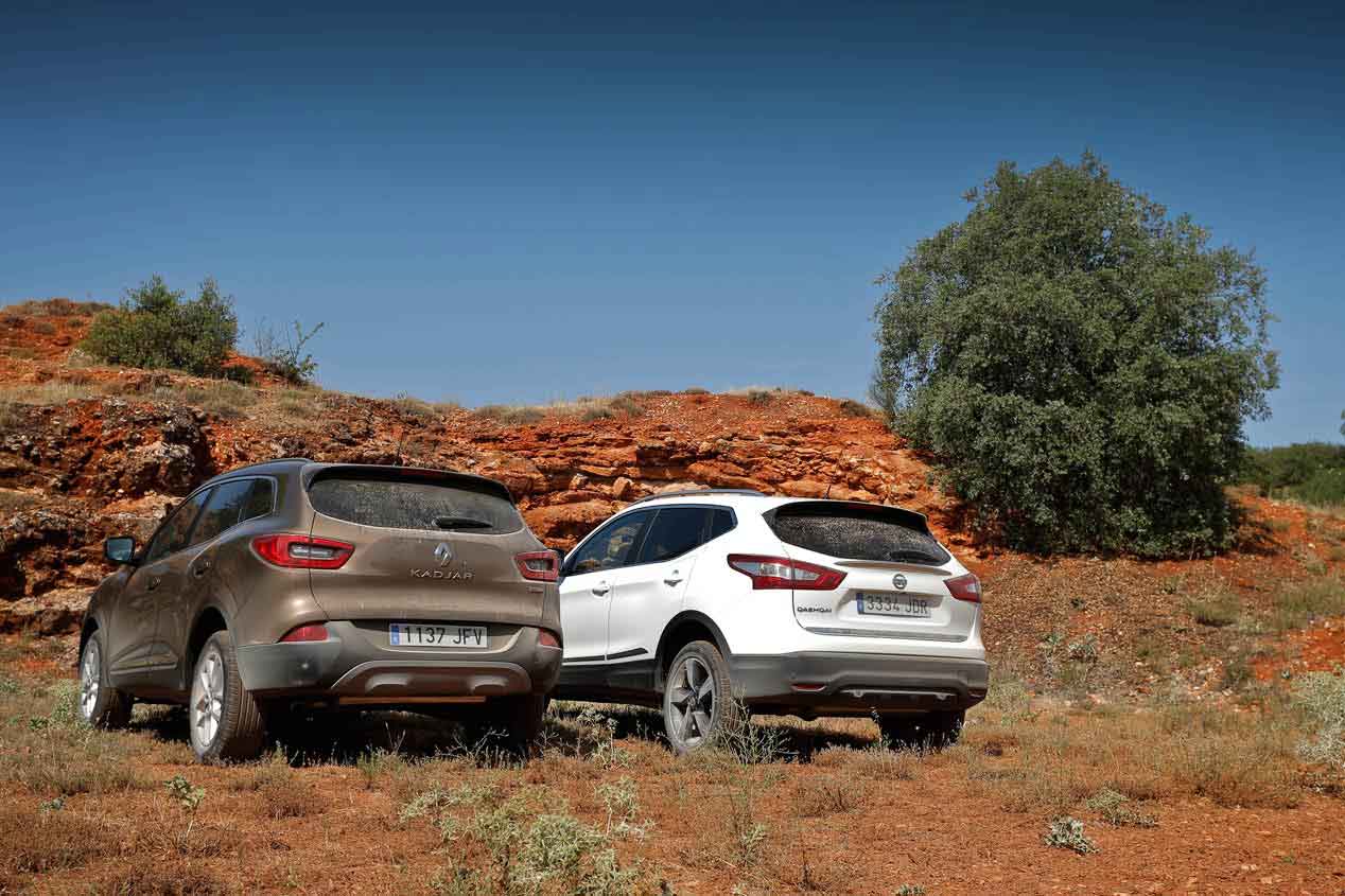 Nissan Qashqai dCi 130 4x4i 360 contra Renault Kadjar dCi 130 4x4 X Mod, las mejores fotos