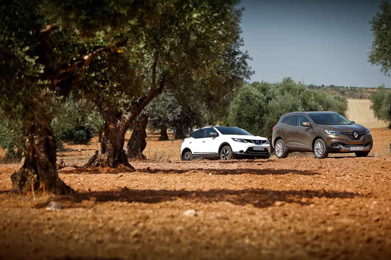 Nissan Qashqai dCi 130 4x4i 360 contra Renault Kadjar dCi 130 4x4 X Mod, las mejores fotos
