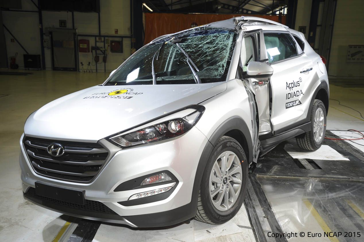 Cinco estrellas EuroNCAP para el Hyundai Tucson y cuatros estrellas para el Mx-5 y el Karl