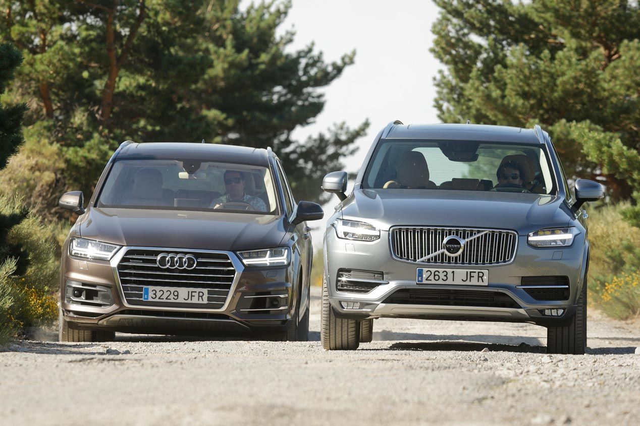 El Volvo XC 90 D5 AWD se enfrenta al  Audi Q7 3.0 TDI Quattro