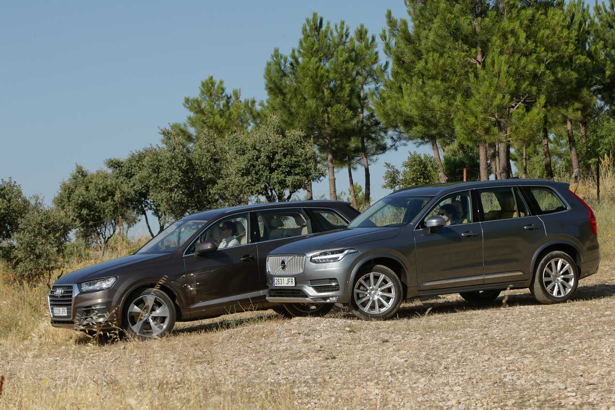 El Volvo XC 90 D5 AWD se enfrenta al  Audi Q7 3.0 TDI Quattro