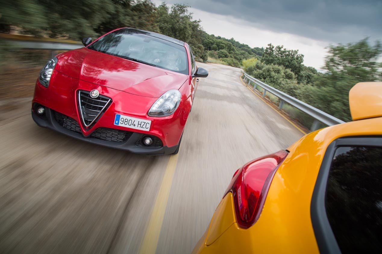 El Alfa Romeo Giulietta Quadrifoglio Verde se enfrenta al Ford Focus ST
