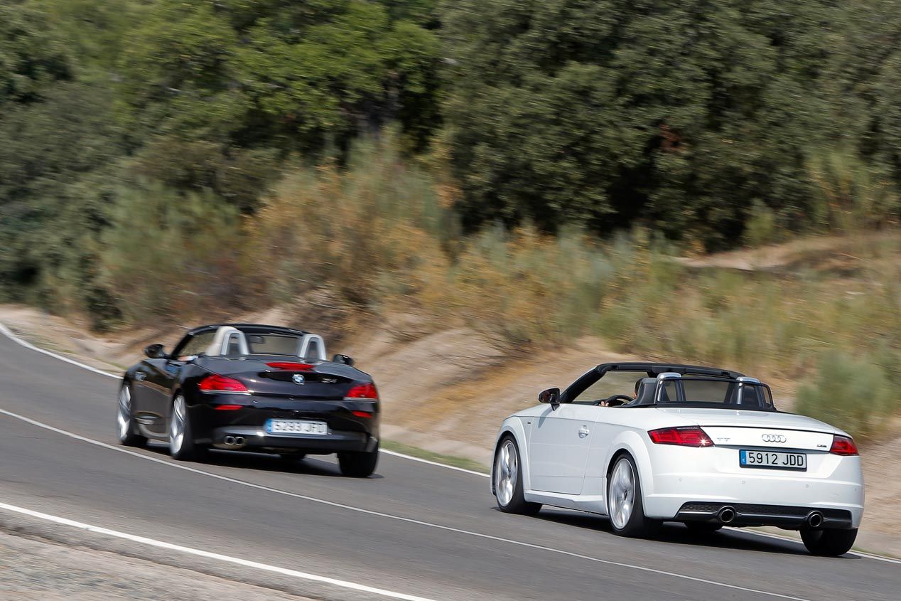 Audi TT Roadster 2.0 TFSi Quattro y BMW Z4 28i sDrive enfrentados
