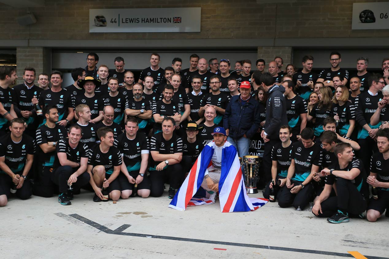 Gran Premio de EE.UU 2015: Hamilton, tricampeón del mundo