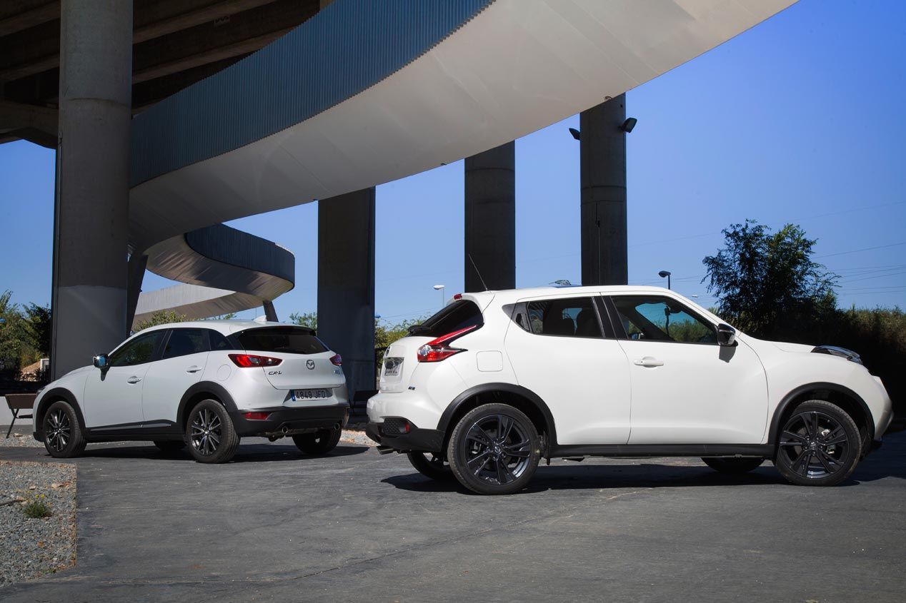 Mazda CX-3 1.5D 105 2WD y Nissan Juke 1.5 dCi 110 4x2: comparamos los Diesel