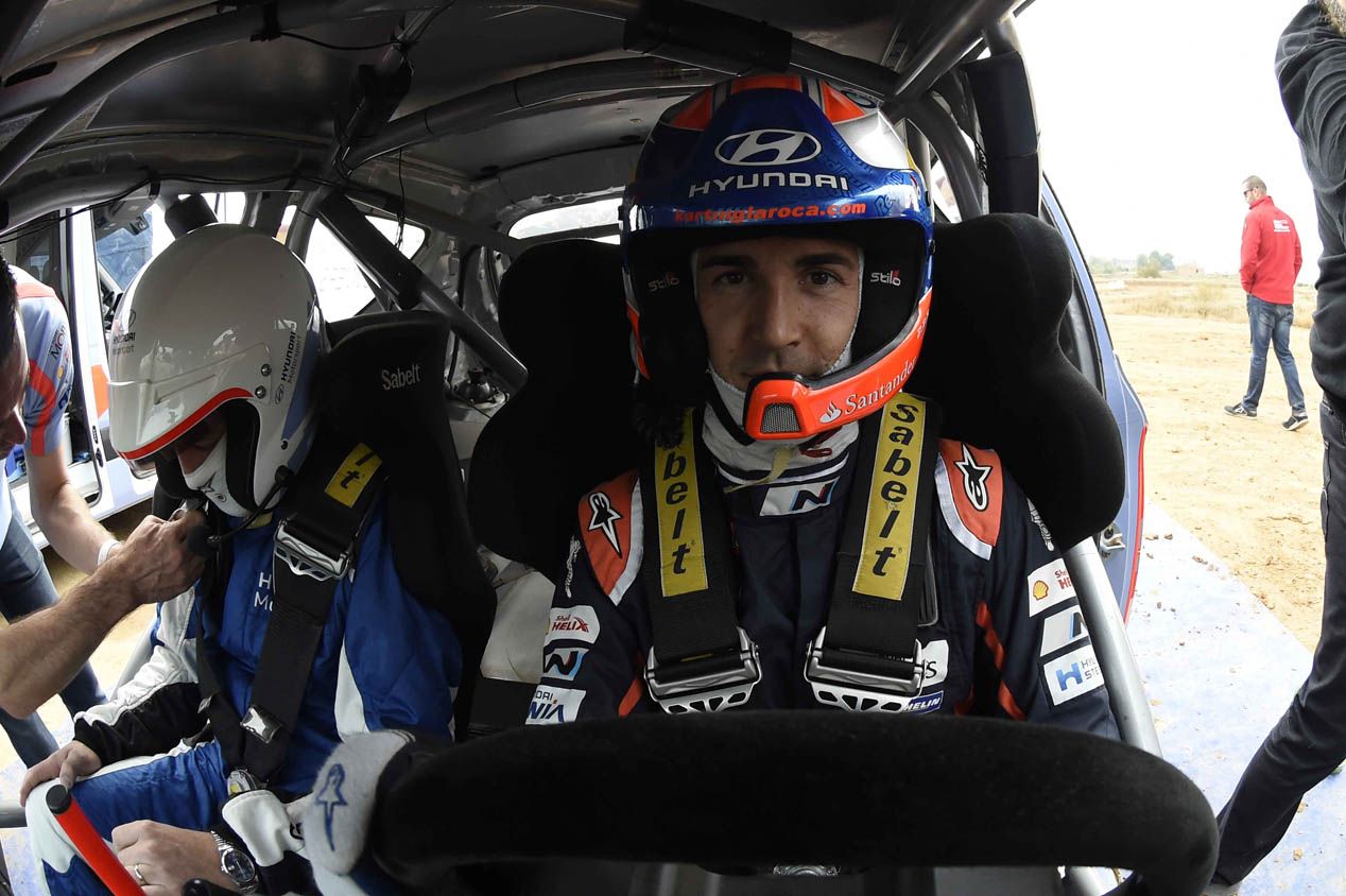 Dani Sordo, entrevista y copilotaje con el Hyundai i20 WRC