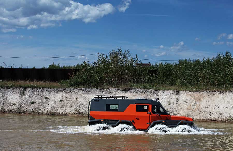 Avtoros Shaman 8x8 ATV, fotos del todoterreno total