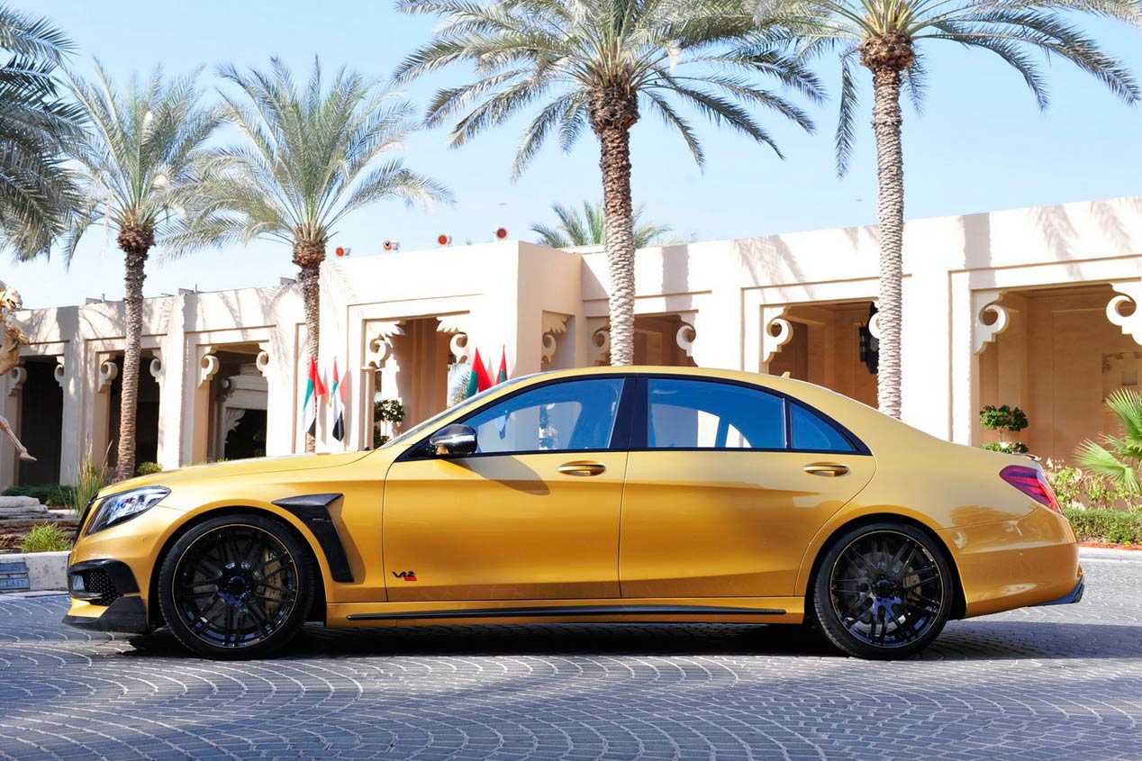 Brabus Rocket 900 Desert Gold Edition, el superdeportivo dorado