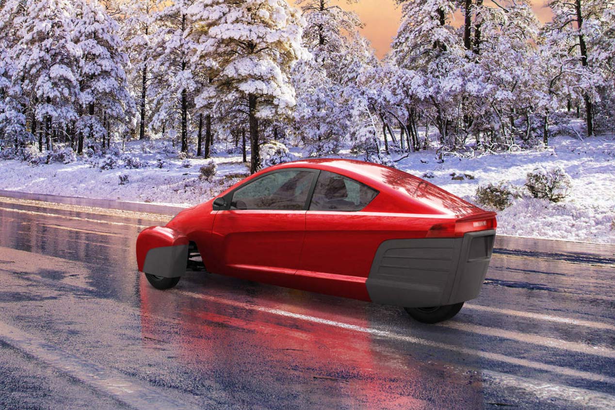 Elio P5, un biplaza extravagante de tres ruedas