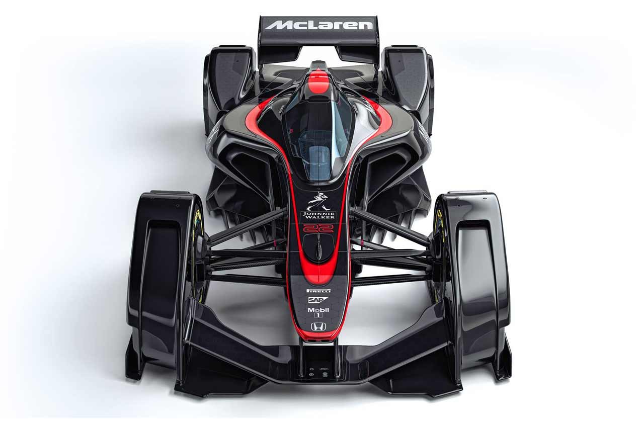 McLaren MP4-X, así serán los Formula 1 del futuro
