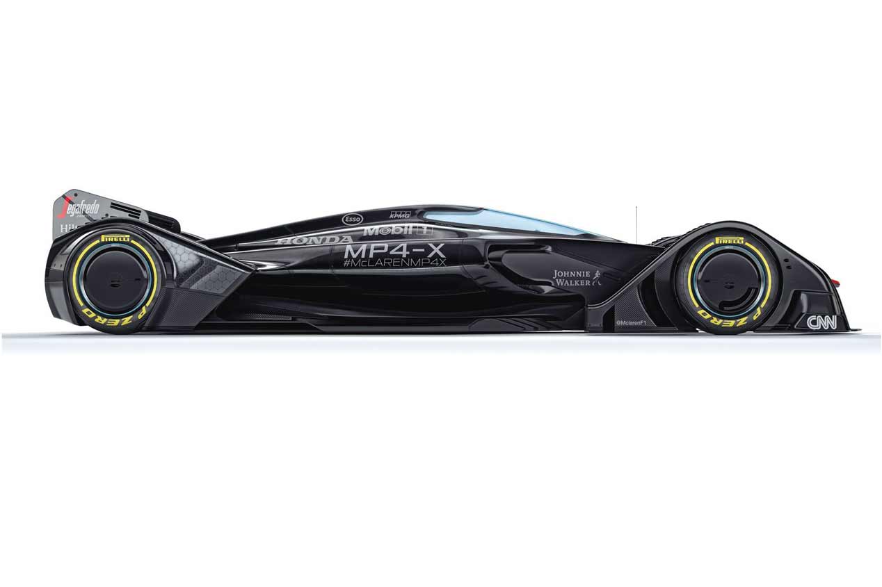 McLaren MP4-X, así serán los Formula 1 del futuro