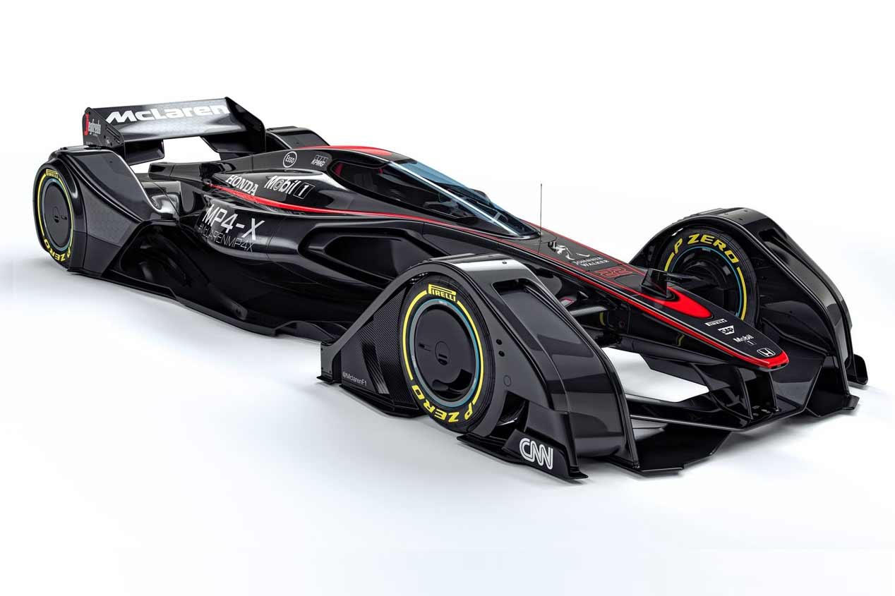 McLaren MP4-X, así serán los Formula 1 del futuro