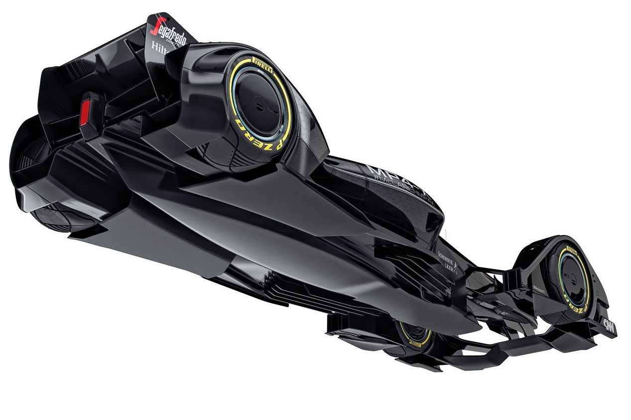 McLaren MP4-X, así serán los Formula 1 del futuro