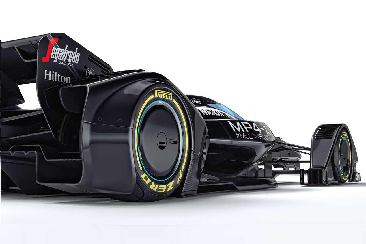 McLaren MP4-X, así serán los Formula 1 del futuro