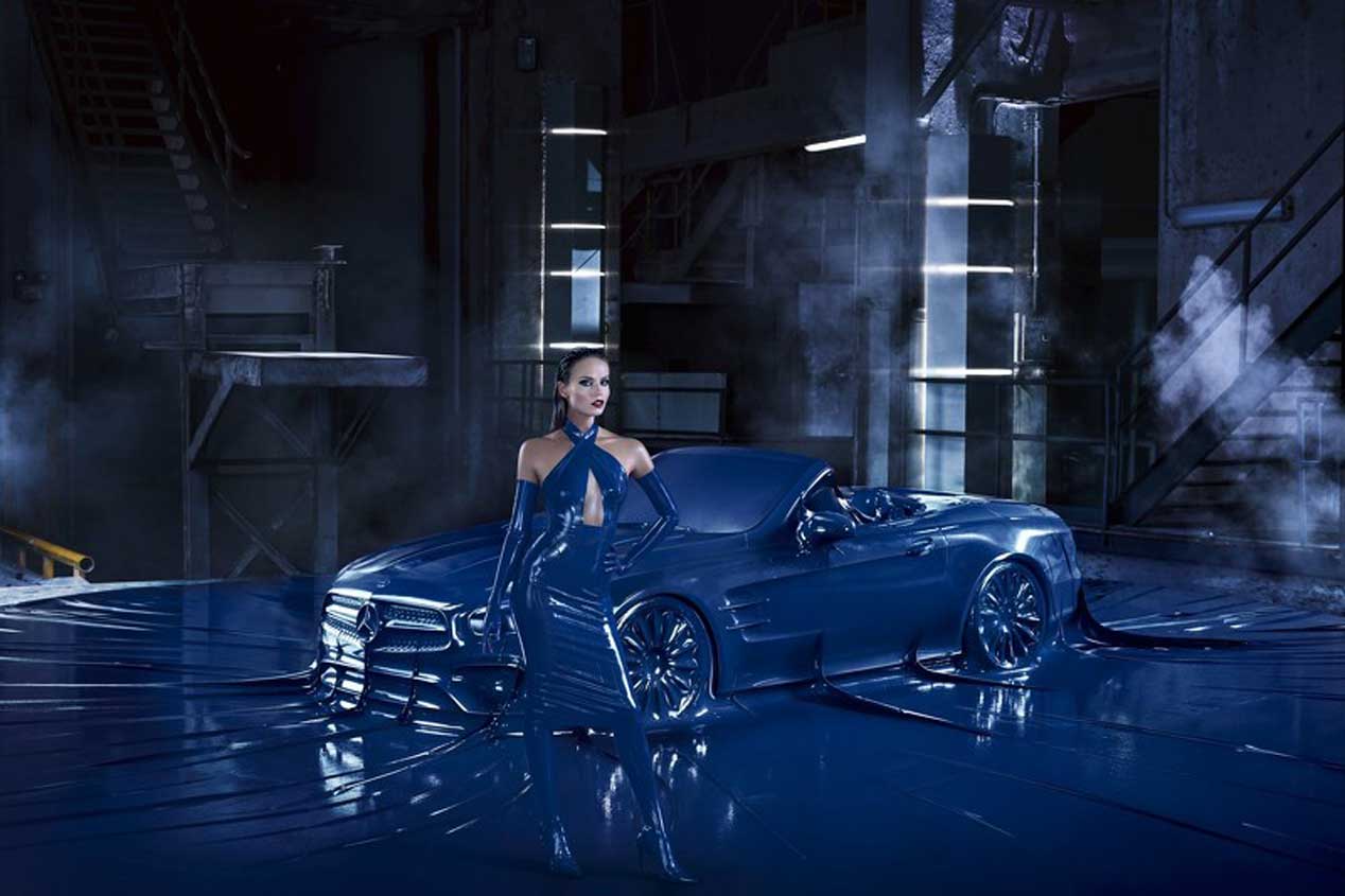 El Mercedes SL 2016 se viste de latex