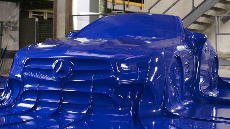 El Mercedes SL 2016 se viste de latex