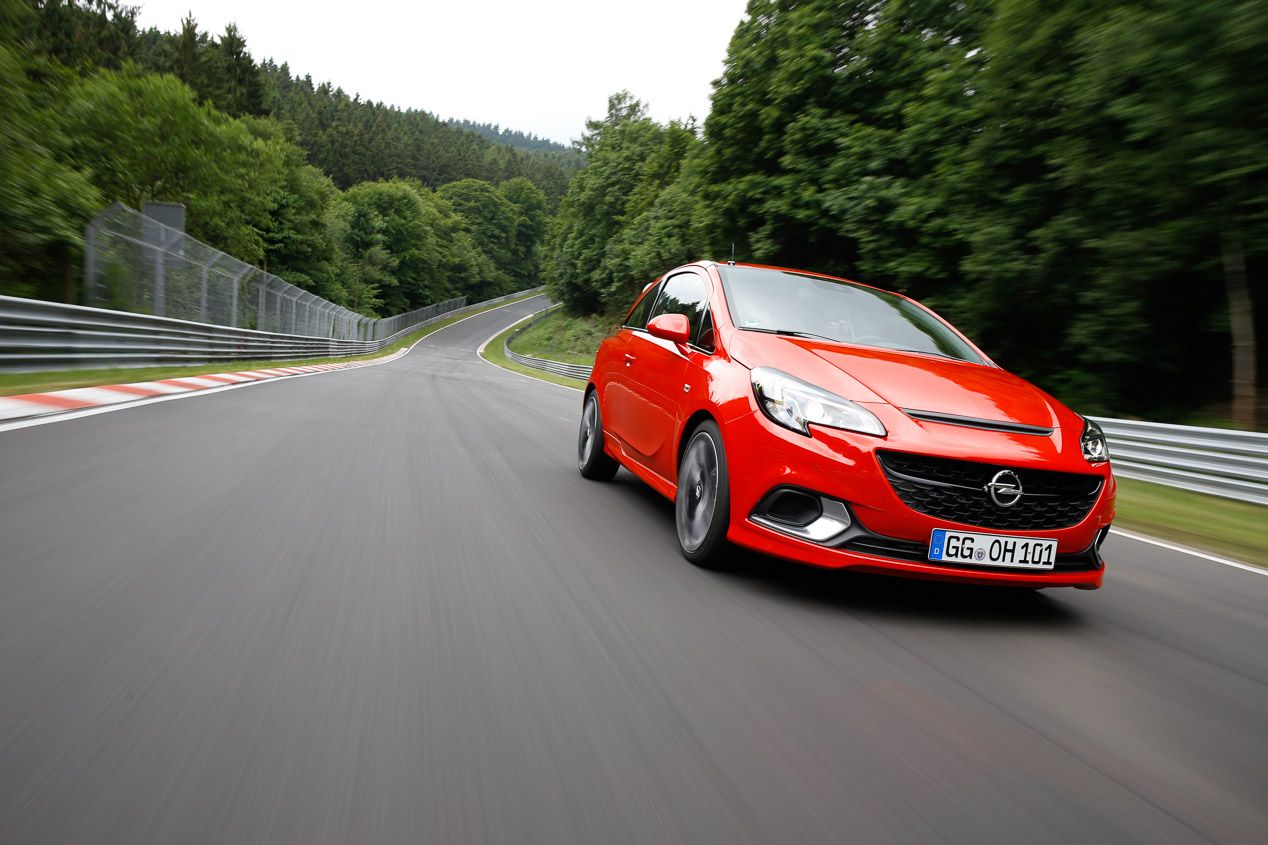 Opel Corsa OPC en Nurburgring
