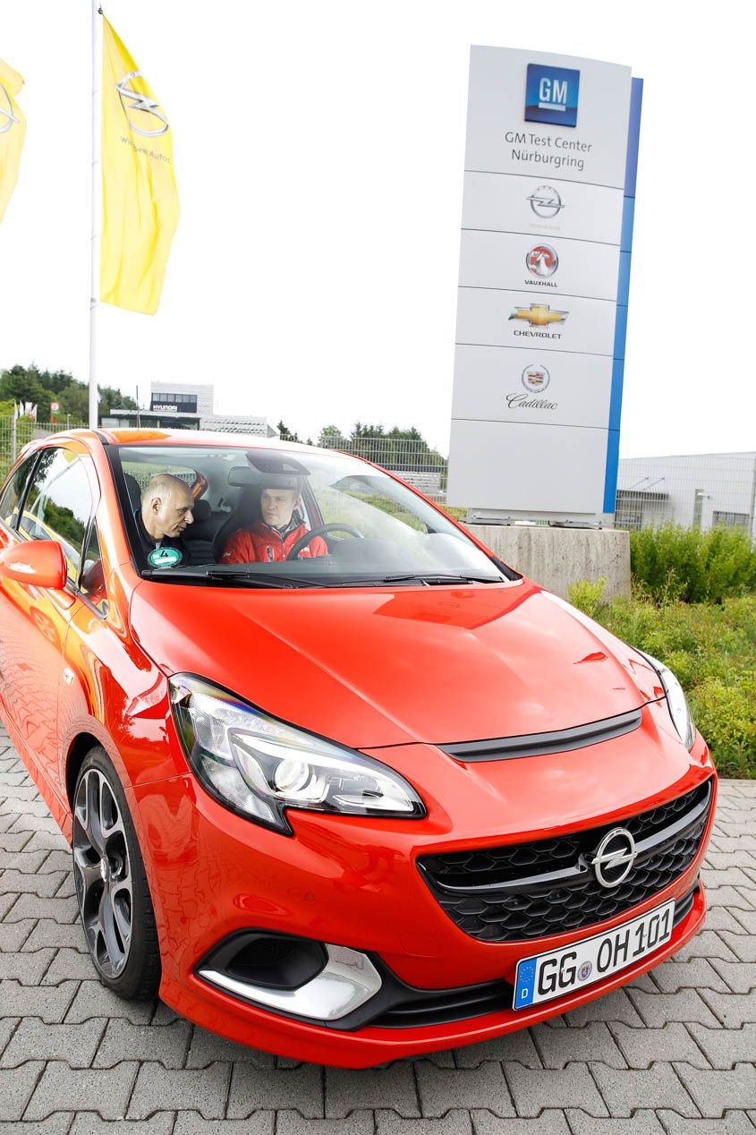 Opel Corsa OPC en Nurburgring