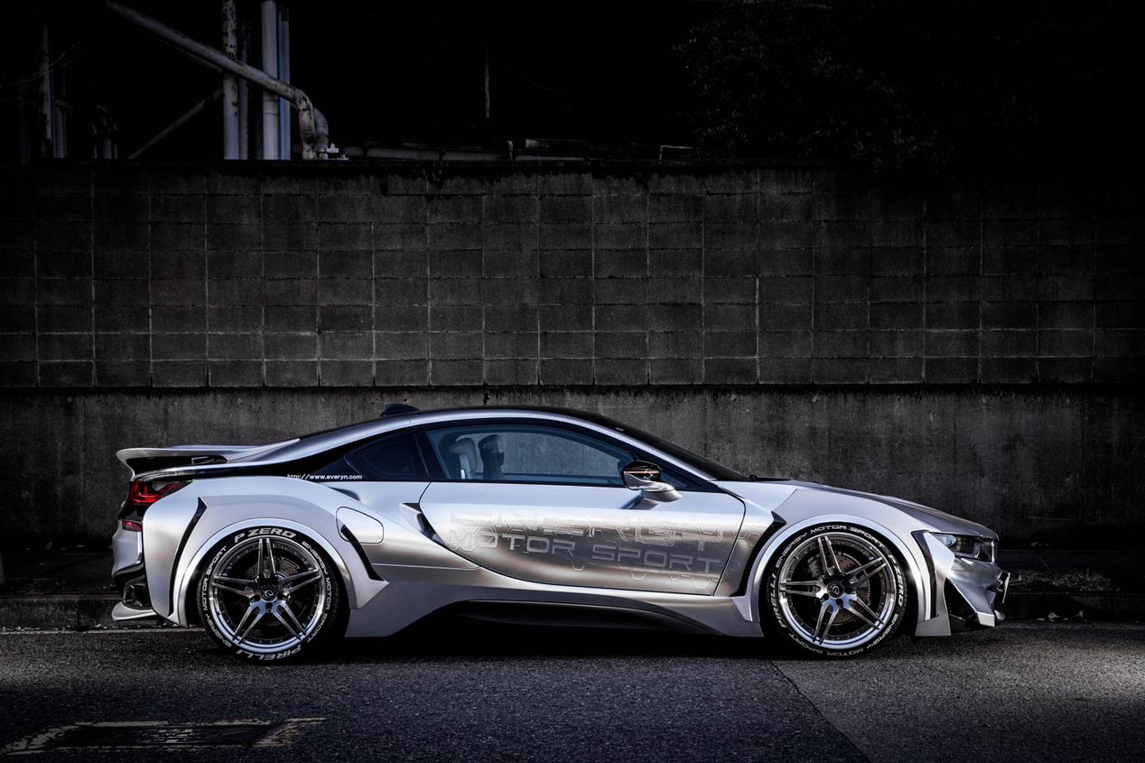 BMW i8 Cyber Edition, tuning futurista