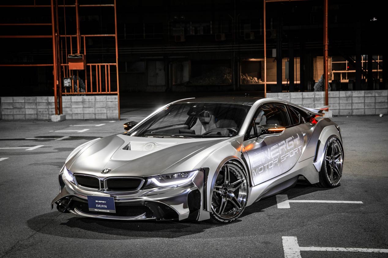 BMW i8 Cyber Edition, tuning futurista