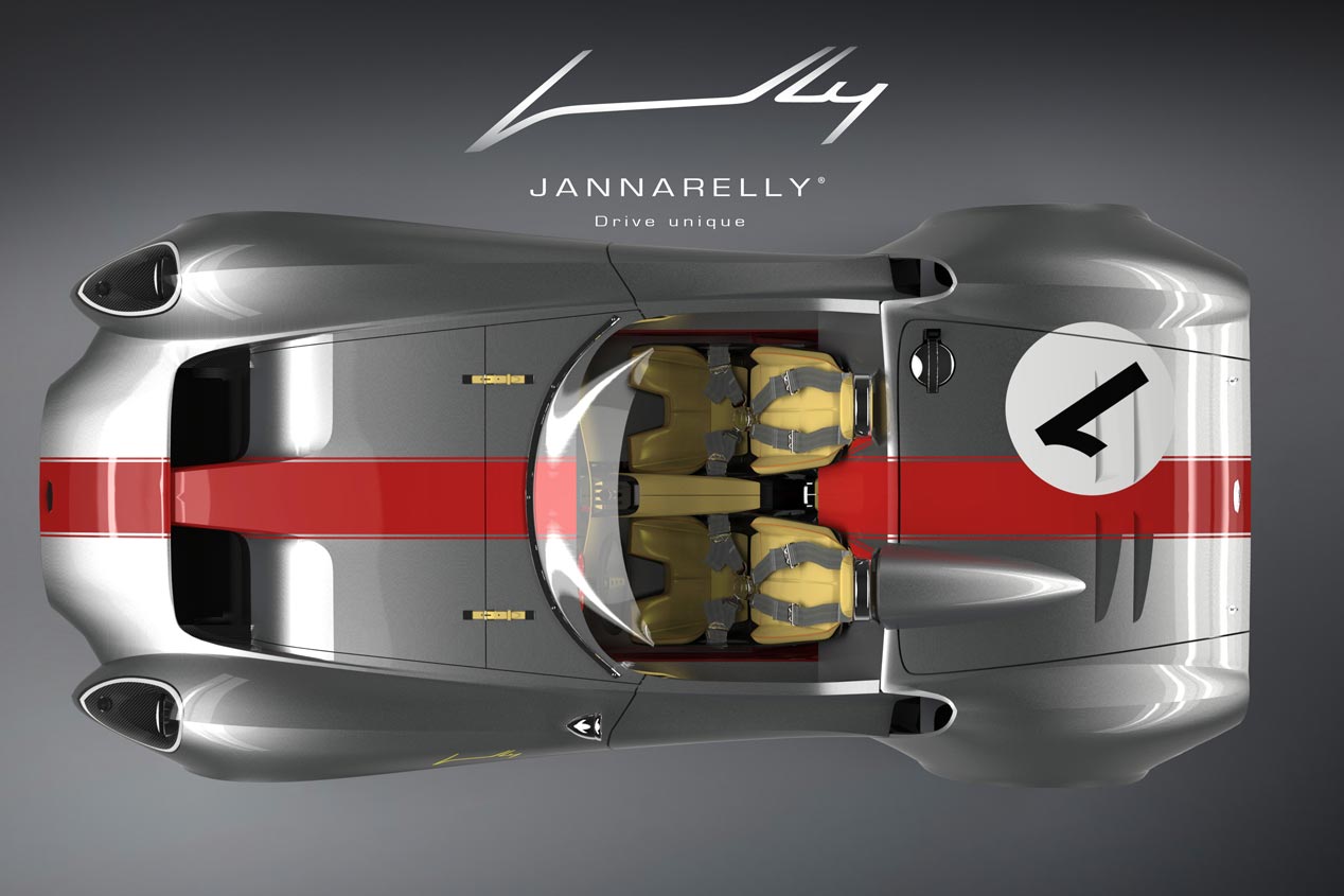 Jannarelly Design-1, el nuevo súper coche descapotable