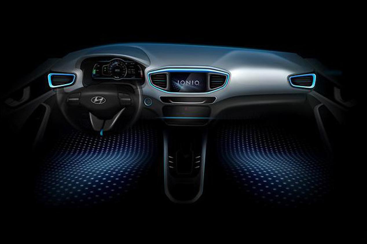 Hyundai IONIQ, las fotos de este coche híbrido