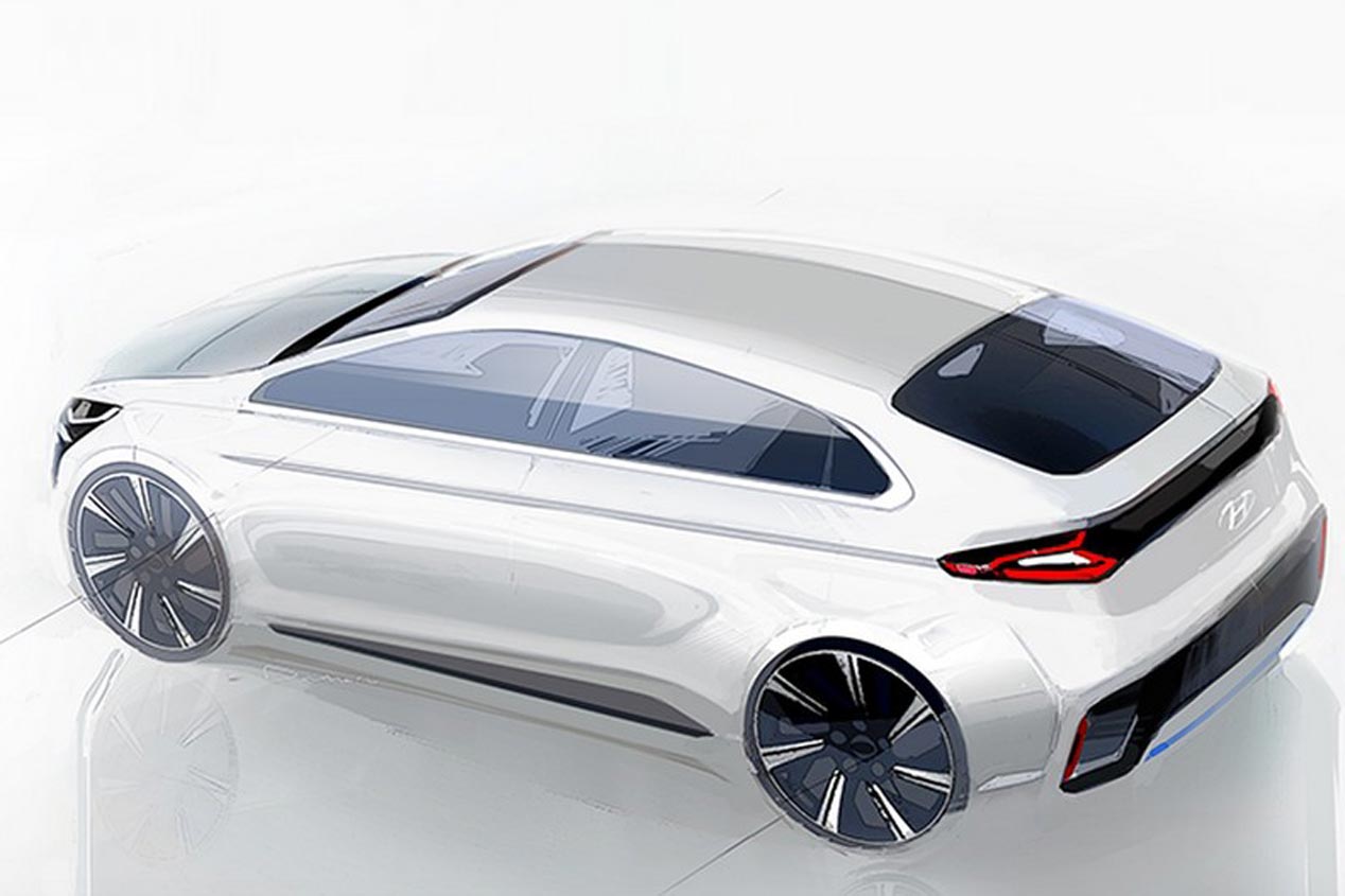 Hyundai IONIQ, las fotos de este coche híbrido