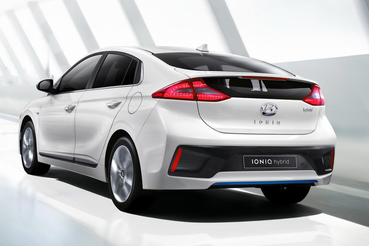 Hyundai IONIQ, las fotos de este coche híbrido