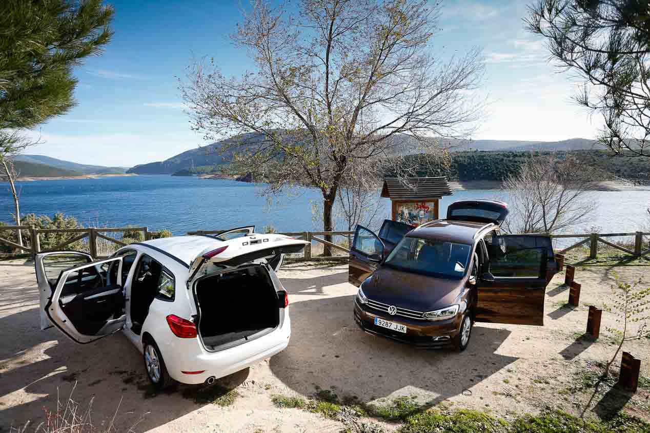 BMW 216d Gran Tourer 7 plazas vs Volkswagen Touran 1.6 TDI/110 CV 7 plazas, en fotos