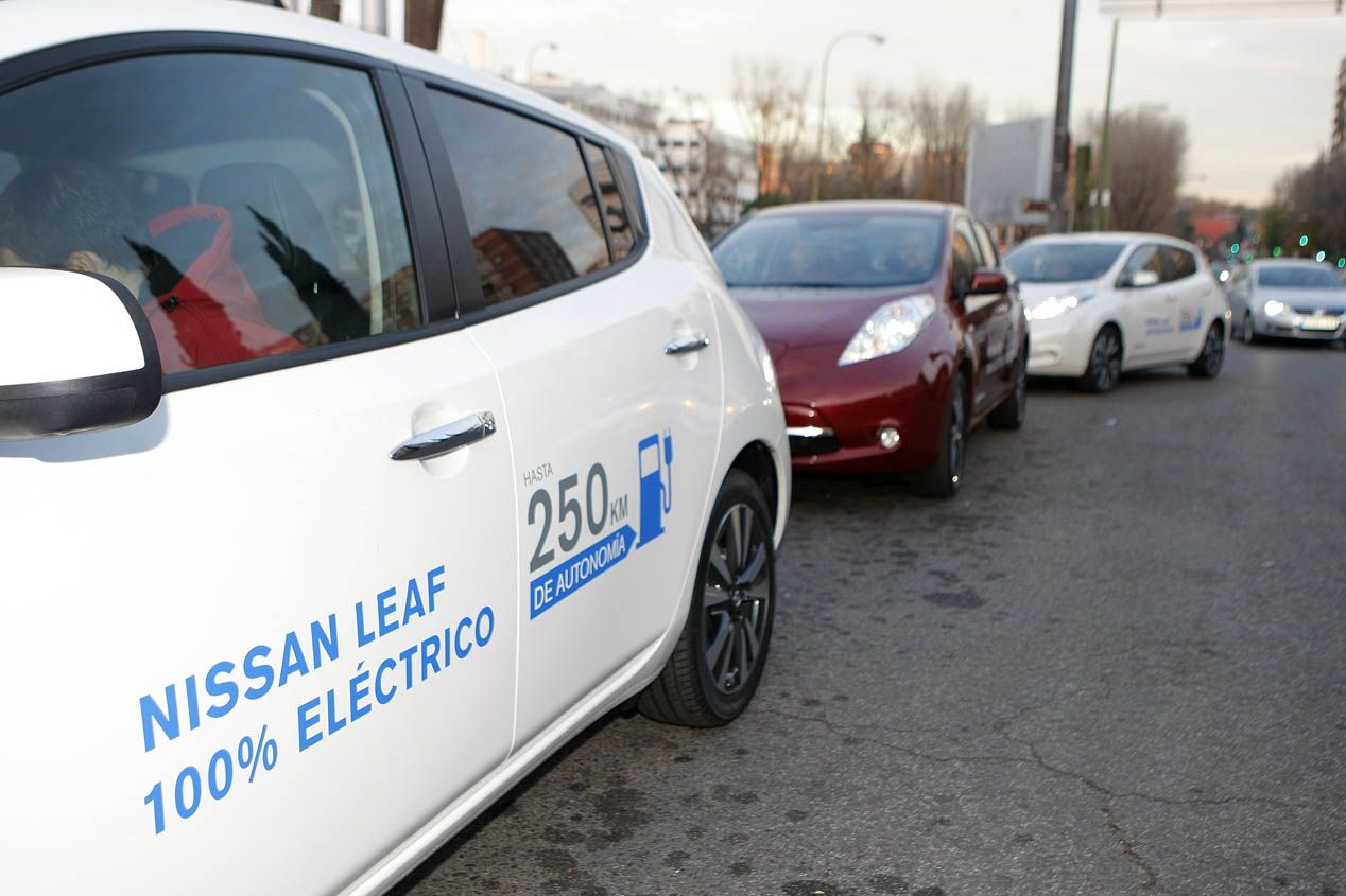 450 personas prueban el Nissan Leaf en Madrid