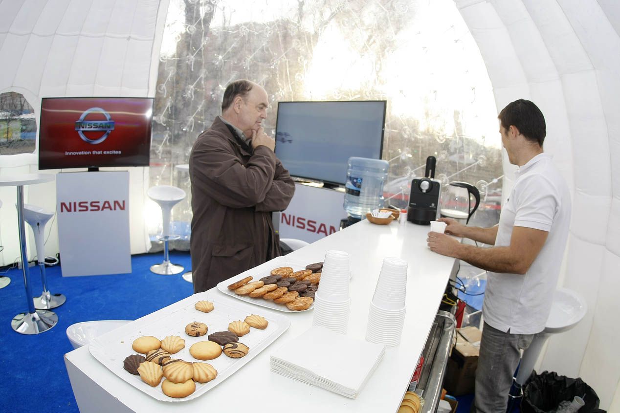 450 personas prueban el Nissan Leaf en Madrid