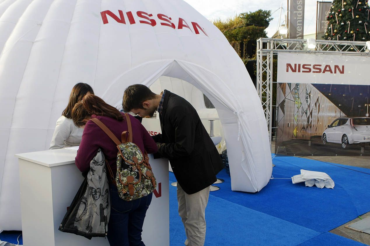 450 personas prueban el Nissan Leaf en Madrid