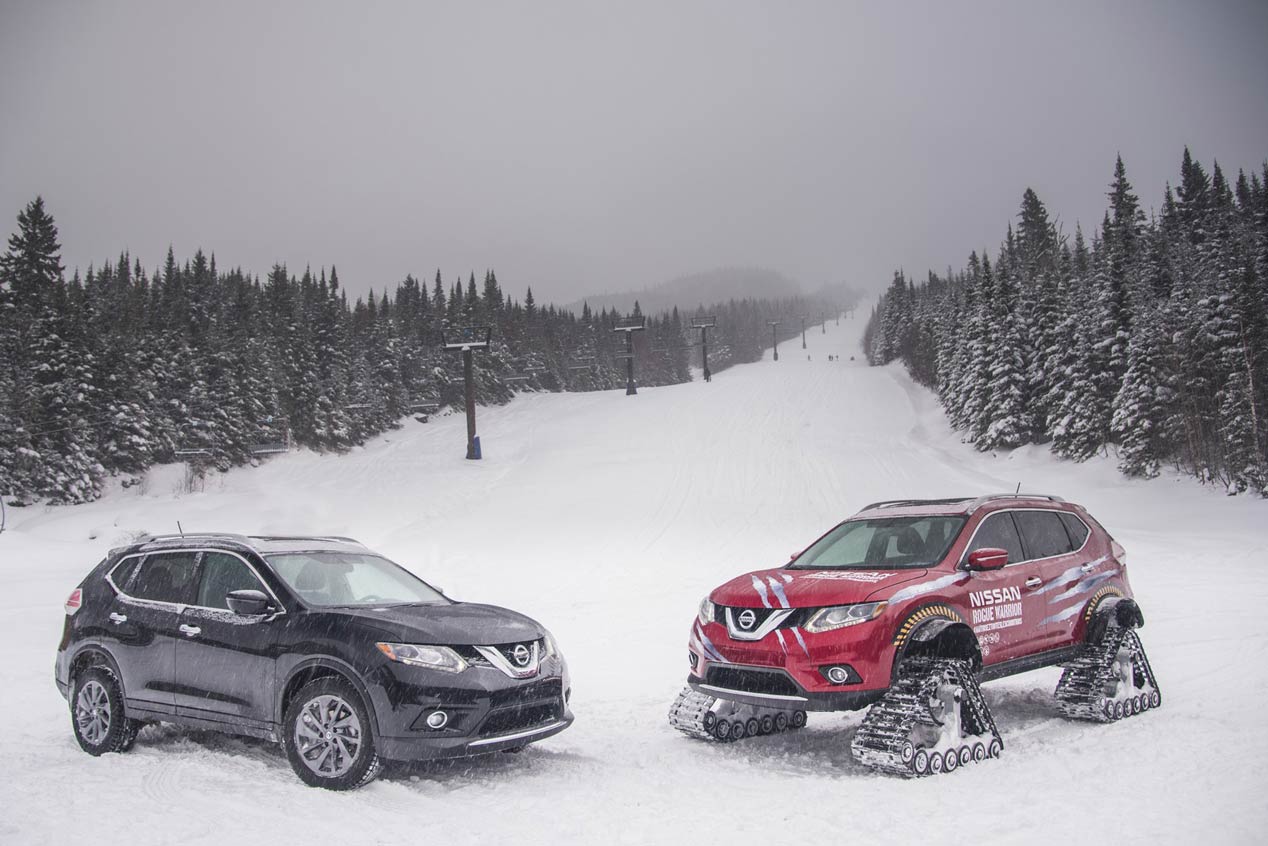 Nissan Rogue Warrior Concept, tracción a las cuatro orugas