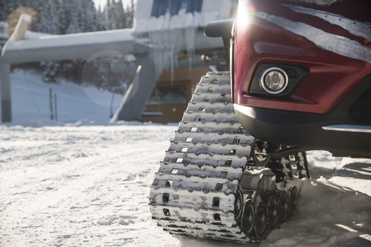 Nissan Rogue Warrior Concept, tracción a las cuatro orugas