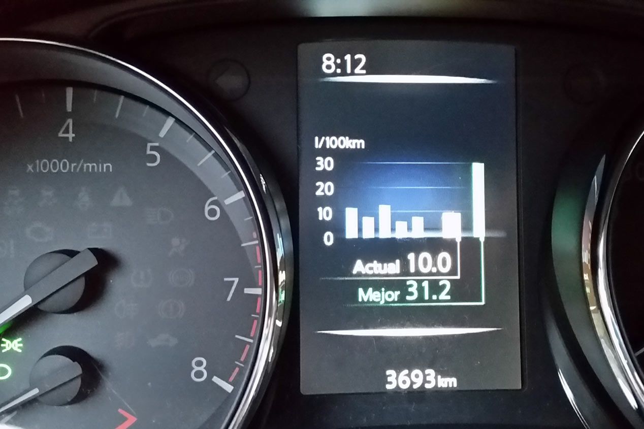Ni en un Diesel compacto es fácil de bajar de diez litros en frío