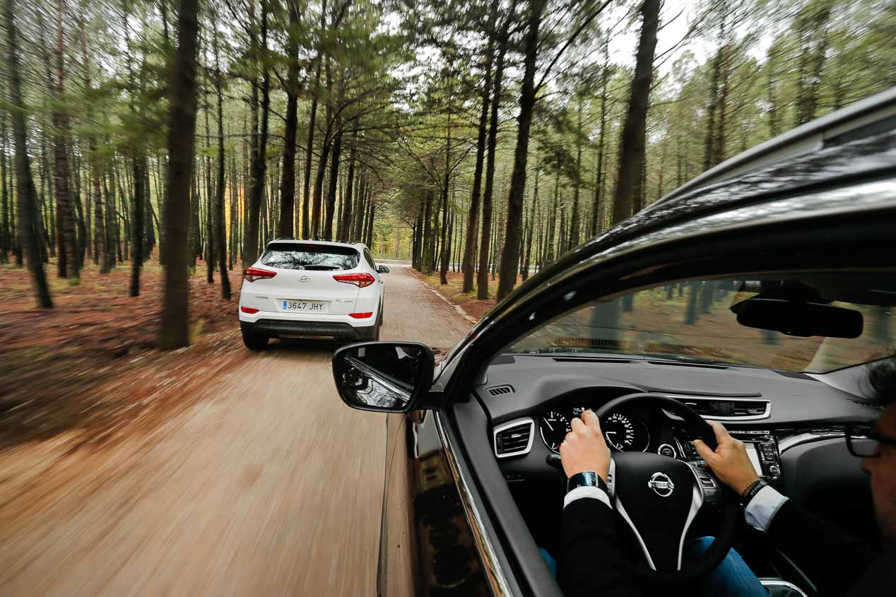 Hyundai Tucson 1.7 CRDi vs Nissan Qashqai 1.6 dCi, dos SUV líderes