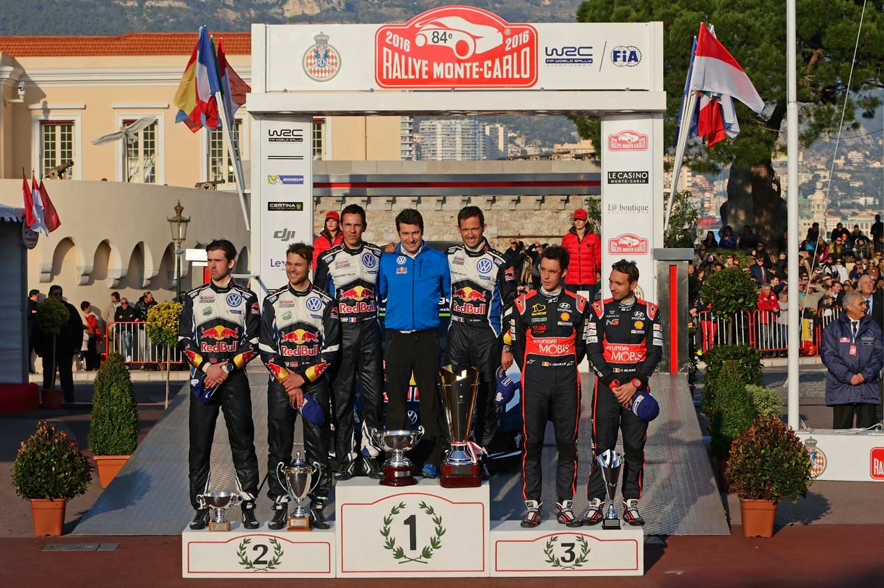 Rallye de Montecarlo 2016: hat-trick de Ogier y Volkswagen