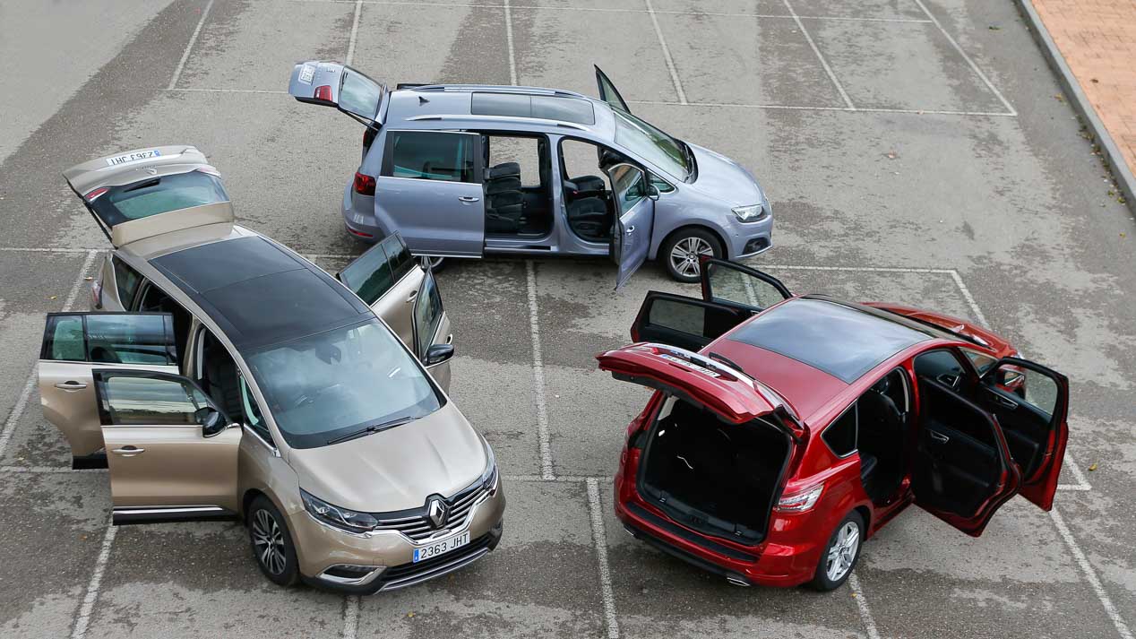 Ford S MAX, Renault Espace y Seat Alhambra: monovolúmenes de 7 asientos
