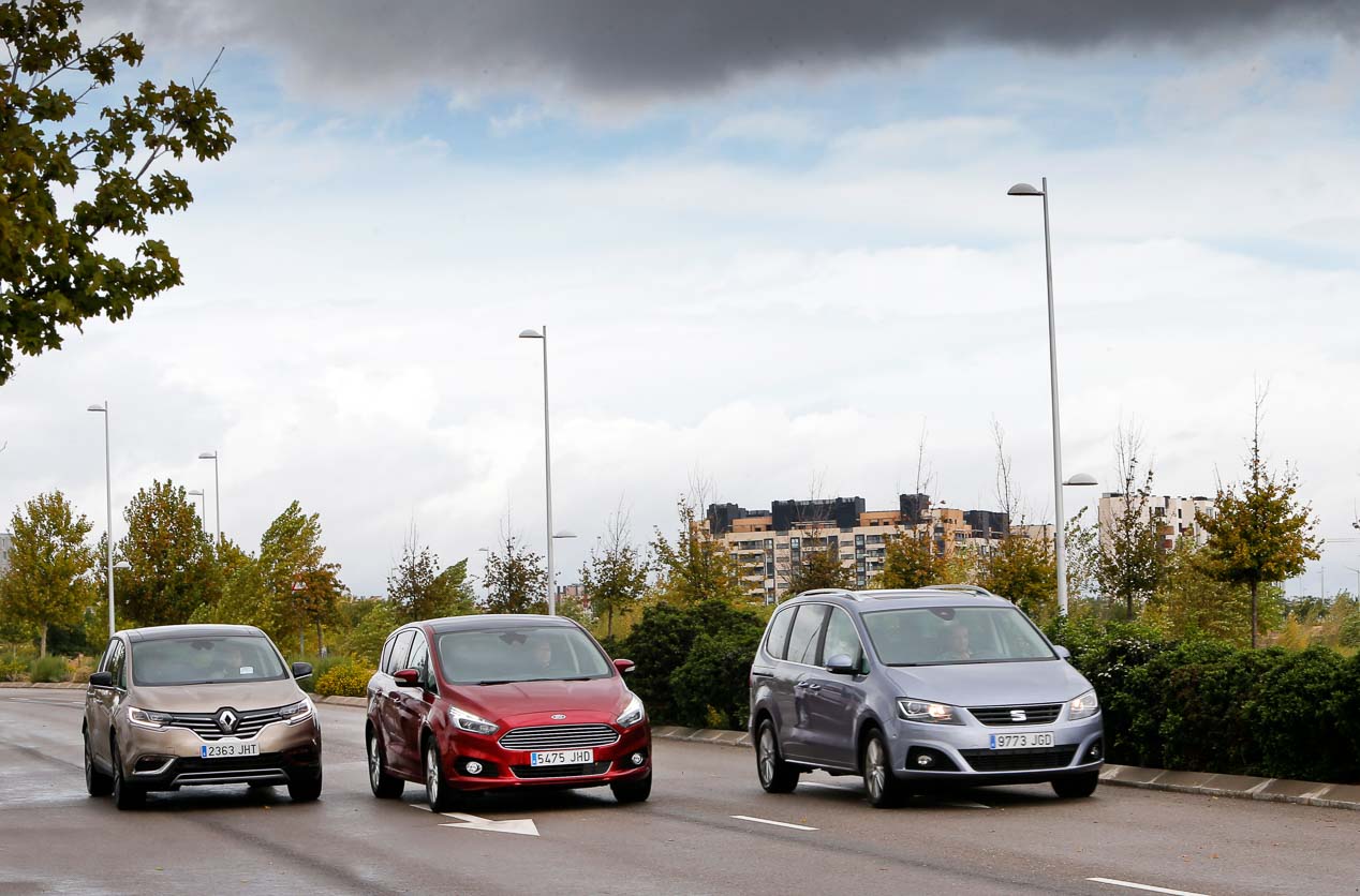 Ford S MAX, Renault Espace y Seat Alhambra: monovolúmenes de 7 asientos