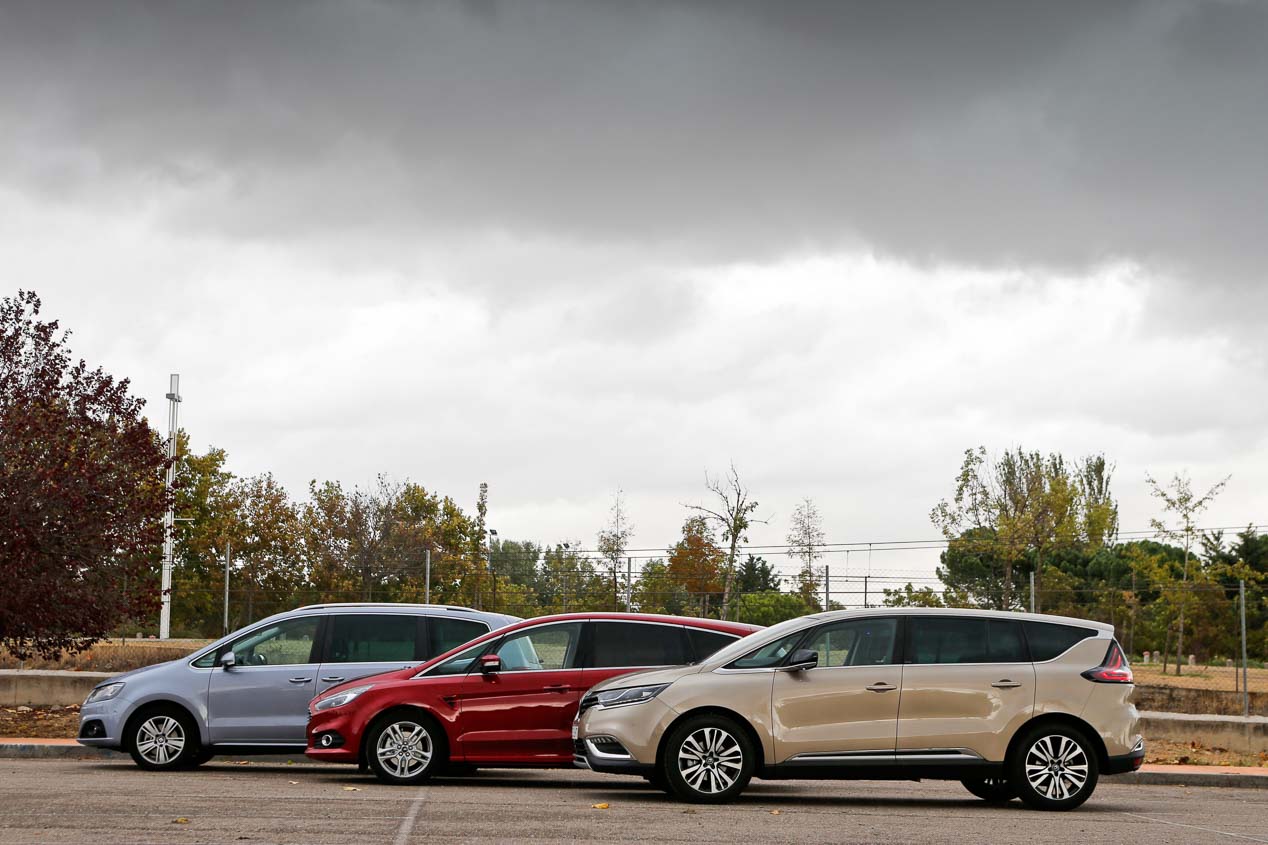 Ford S MAX, Renault Espace y Seat Alhambra: monovolúmenes de 7 asientos
