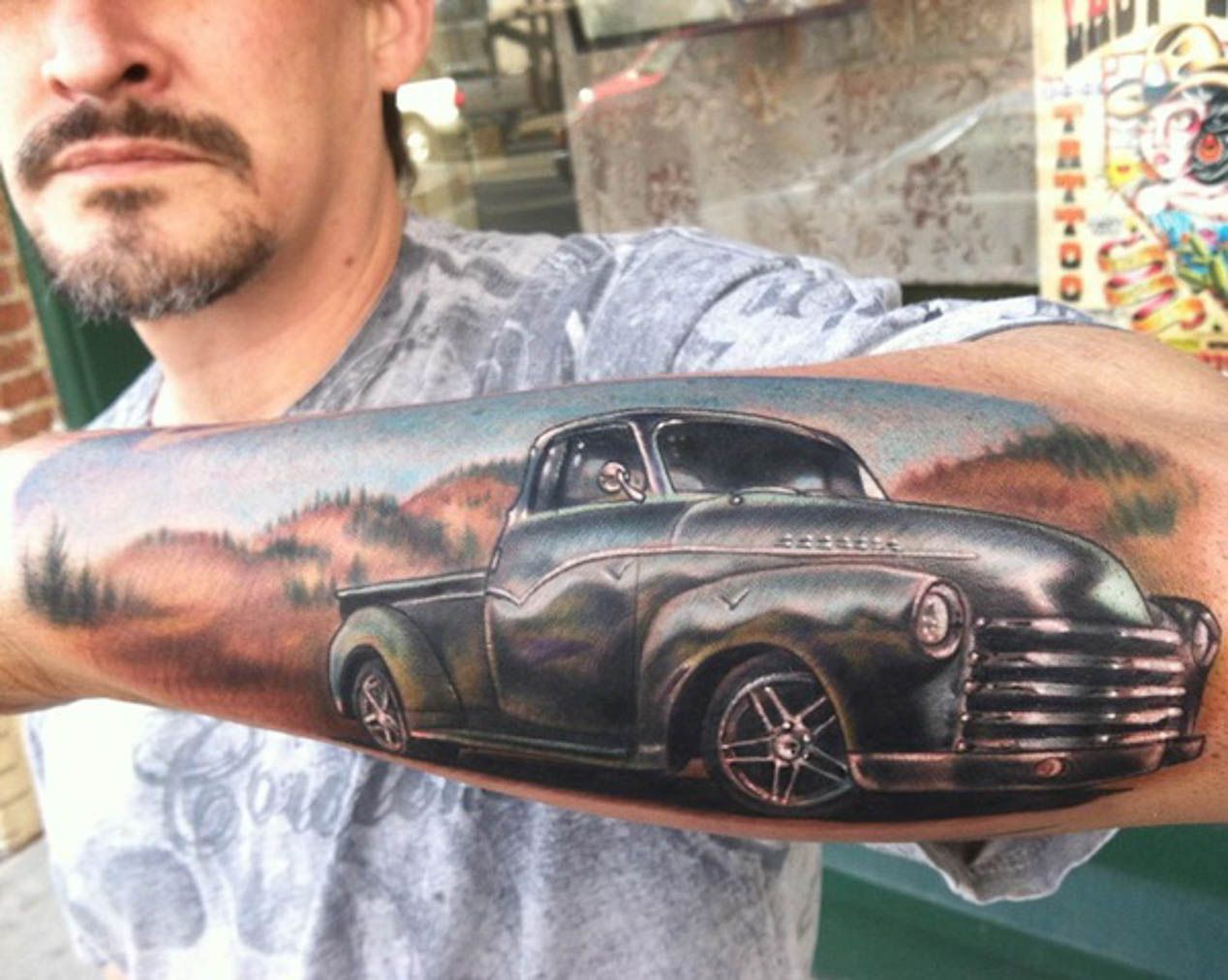 Los mejores tatuajes de coches: arte y decoración