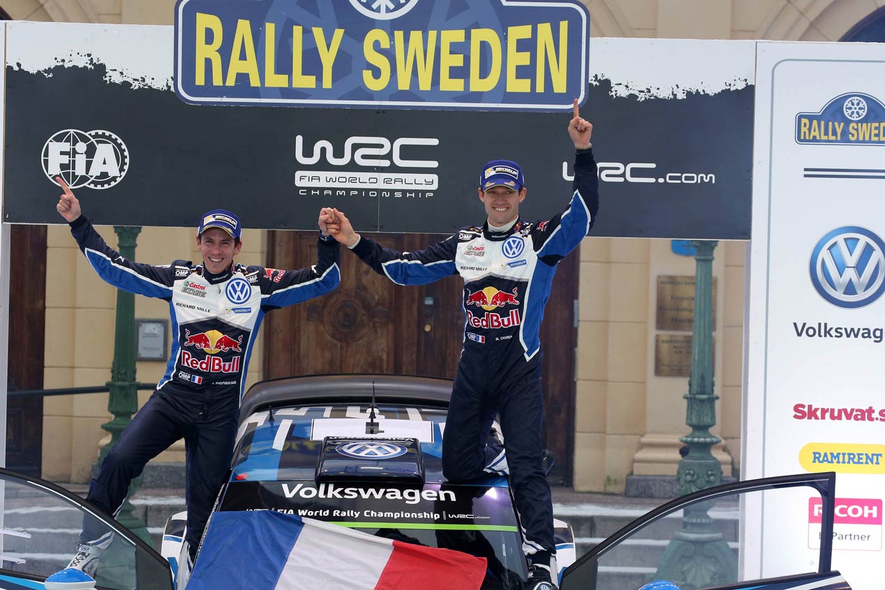 Rallye de Suecia 2016: Ogier, líder de principio a fin