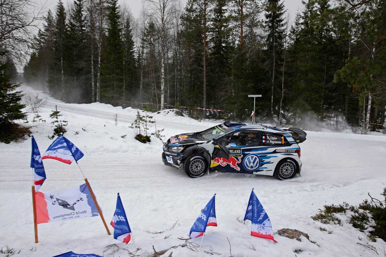 Rallye de Suecia 2016: Ogier, líder de principio a fin