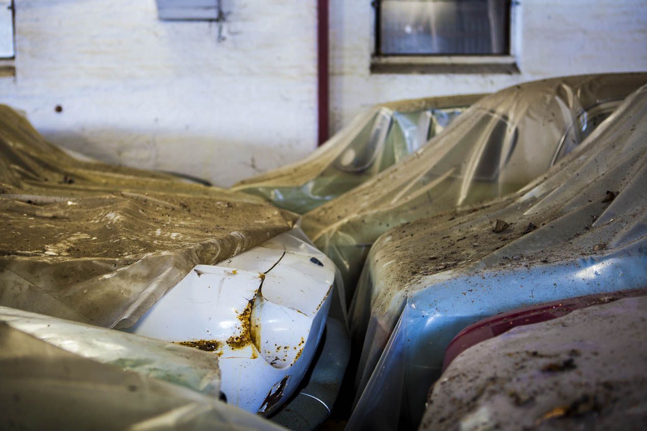 Encontrados coches clásicos Renault en granja danesa